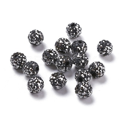Pave Disco Ball Beads RB-A140-8mm-5-1