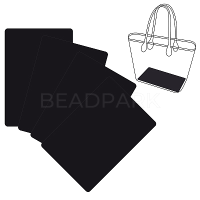 4Pcs Rectangle Acrylic Sheet OACR-PH0001-80C-1