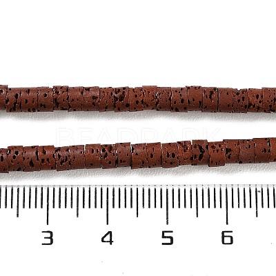 Synthetic Lava Rock Dyed Beads Strands G-H311-10-03-1