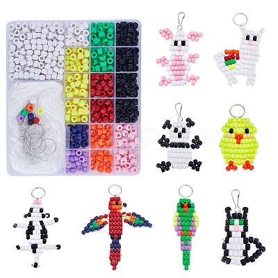 DIY Animal Keychain Making Kit DIY-SC0022-59-1