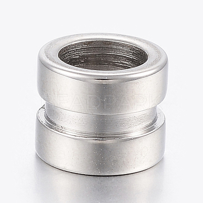 Tarnish Resistant 304 Stainless Steel Tube Beads STAS-F150-019P-1