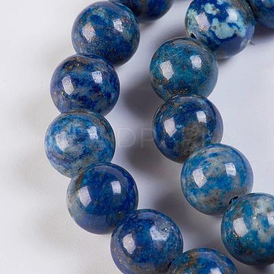 Natural Lapis Lazuli Beads Strands G-K254-01-10mm-1