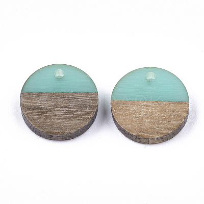 Resin & Wood Pendants X-RESI-S358-02E-03-1