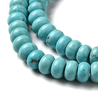 Natural Howlite Beads Strands G-C025-09A-1