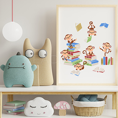 2Pcs 2 Styles PET Hollow Out Drawing Painting Stencils DIY-WH0411-031-1
