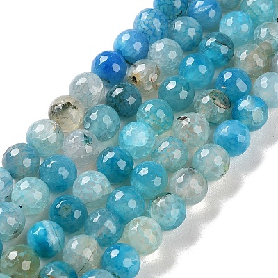 Natural Agate Beads Strands G-M437-C01-01A-1