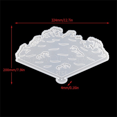 DIY Food Grade Silicone Fan Molds PW-WG71286-02-1
