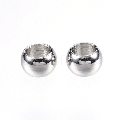 Tarnish Resistant 201 Stainless Steel Beads X-STAS-D448-065P-1