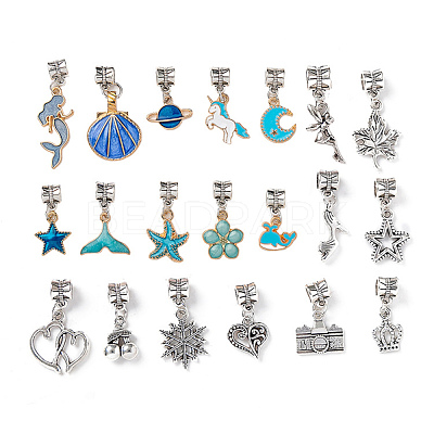 DIY Alloy European Bracelets Making Kits DIY-I108-01B-1