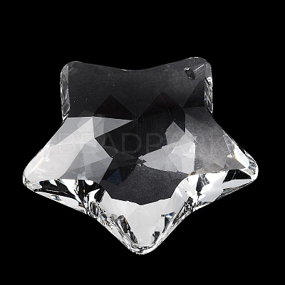 Electroplated Glass Pendants GLAA-G122-05E-1