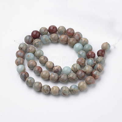Natural Aqua Terra Jasper Strands X-G-S150-50-4mm-1