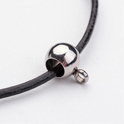 Cowhide Leather Cord Bracelets BJEW-JB02521-1