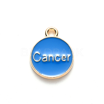 Alloy Enamel Pendants X-ENAM-S124-01A-02D-1