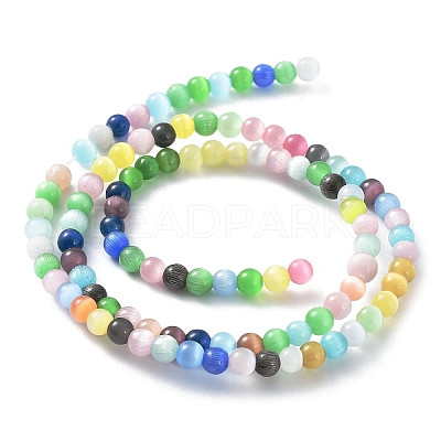 Cat Eye Beads Strands CE-F022-4mm-01-1