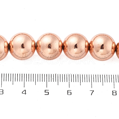 Synthetic Magnetic Hematite Beads Strands G-M095-B01-01RG-1