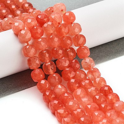Natural White Jade Beads Strands G-H028-A09-20-1