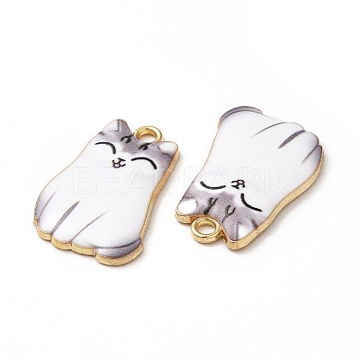 Alloy Enamel Pendants X-ENAM-M046-12G-D-1