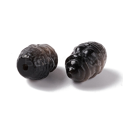 Natural Silver Obsidian Beads G-G859-14-1