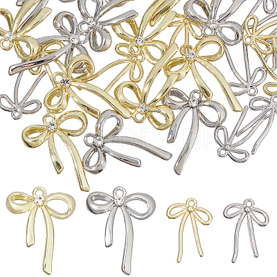 32Pcs 4 Styles Alloy Pendants FIND-HS0001-93-1