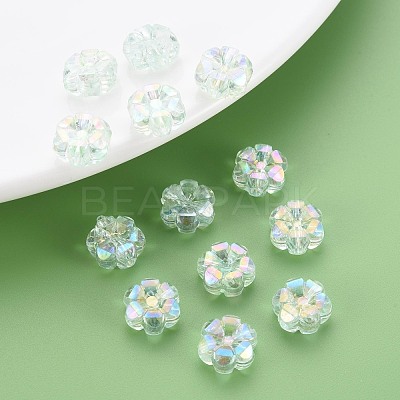 Transparent Acrylic Beads MACR-S373-06-C06-1