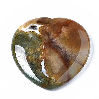 Natural  Mixed Stone Thumb Worry Stone G-N0325-01-1
