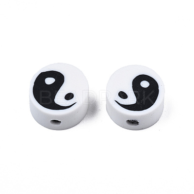 Handmade Polymer Clay Beads X-CLAY-T016-65K-1