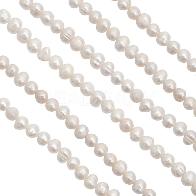 1 Strand Natural Cultured Freshwater Pearl Beads Strands PEAR-CA0001-15A-1