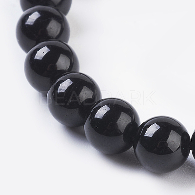 Natural Tourmaline Beads Strands G-G099-6mm-11-1