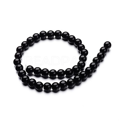 Glass Round Bead Strands GLAA-I028-4mm-02-1