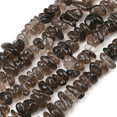 Natural Smoky Quartz Beads Strands G-P622-A01-02-1