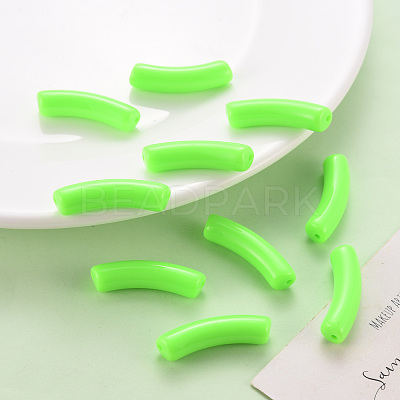 Opaque Acrylic Beads MACR-S372-002B-S030-1
