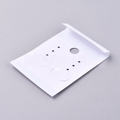 Plastic Jewelry Display Cards DIY-K032-11-1