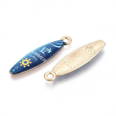 Alloy Enamel Pendants ENAM-T022-40KCG-03-1