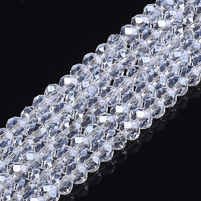 Electroplate Glass Beads Strands EGLA-A034-T2mm-A08-1