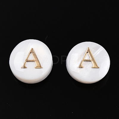 Natural Freshwater Shell Beads SHEL-N036-01A-1