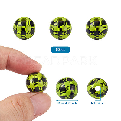 Natural Wooden Beads LS-WOOD-TAC0010-05L-1