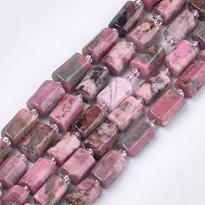 Natural Rhodonite Beads Strands G-S345-8x11-017-1
