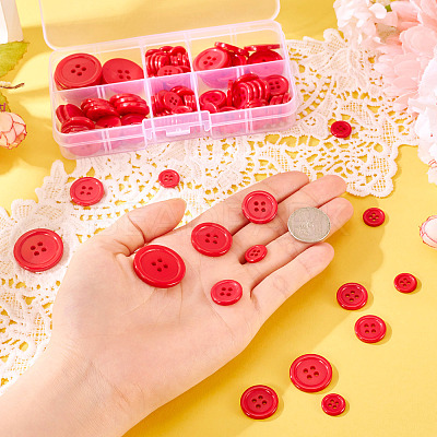 4-Hole Resin Buttons RESI-TA0004-11A-04-1