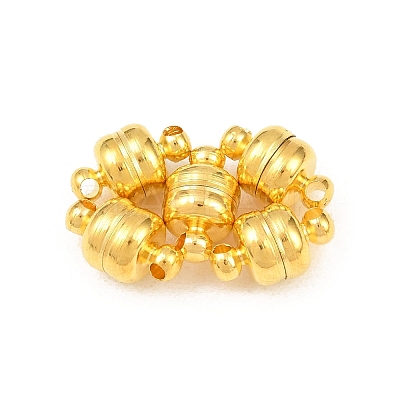 Brass Magnetic Clasps with Loops X-KK-H361-G-1