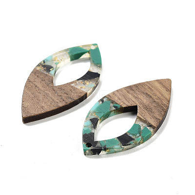 Walnut Wood Pendants FIND-Z050-06G-1