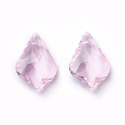 Faceted Glass Pendants GLAA-F068-C15-1