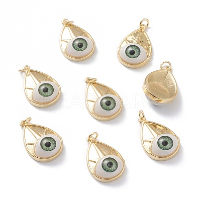 Brass Pendants KK-Z006-02D-1