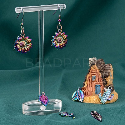 32Pcs 8 Style Alloy Pendants FIND-LS0001-19MC-1