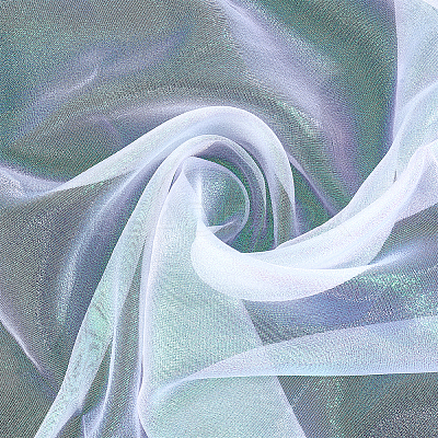 Polyester Organza Laser Fabric AJEW-WH0314-933-1