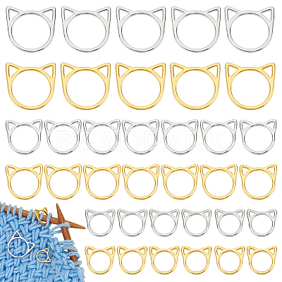 60Pcs 6 Styles Alloy Pendants FIND-GO0002-05-1