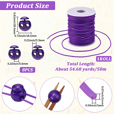 1 Roll Hollow Pipe PVC Tubular Synthetic Rubber Cord RCOR-CP0001-01B-1