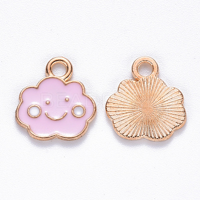 Alloy Enamel Charms X-ENAM-S121-072B-1