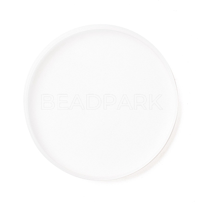 DIY Flat Round Cup Mat Silicone Molds X-DIY-E036-02-1
