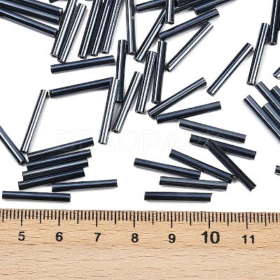 Glass Bugle Beads SEED-R028-2x18-A01-1