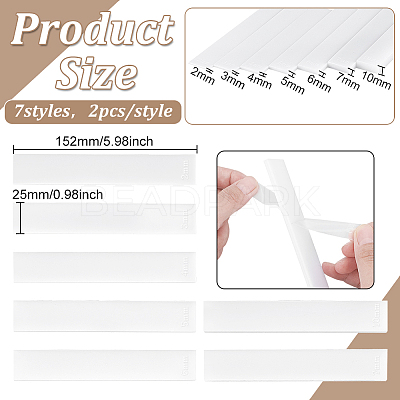 1 Set Acrylic Clay Guide Tool Sets DIY-BC0015-09B-1